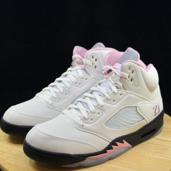 Nike Air Jordan 5 Retro Size 12.5 ‘Medium Soft Pink’ HQ7978-102 Men’s New main image 4